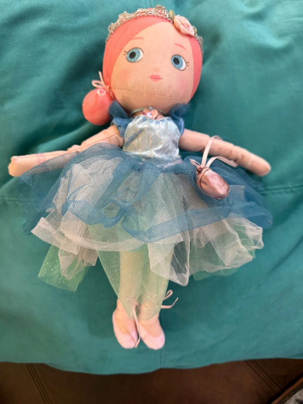 Mooshka Princess Ballerina Doll - Soft Plush Kids Toy